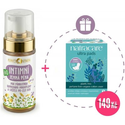 Purity Vision Bio Jemná intimní pěna 90 ml – Hledejceny.cz