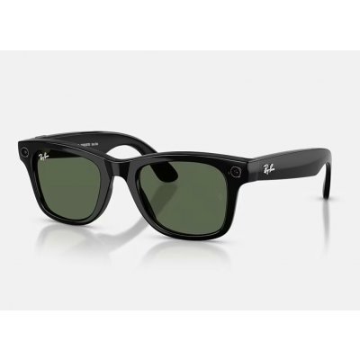 Meta Ray-Ban Wayfarer Gen2 Standard, Shiny Black, G15 Green 4012601/7150 – Zboží Živě
