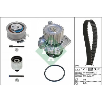 Schaeffler INA Vodni pumpa + sada ozubeneho remene 530 0201 33 | Zboží Auto