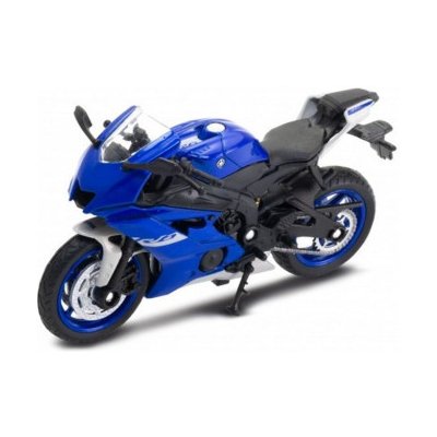 Welly Yamaha YZF-R6 modré 1:18 – Zboží Dáma