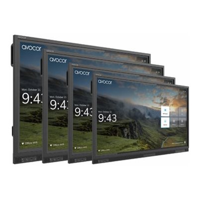 Avocor - 75" Třída úhlopříčky E Series displej LCD s podsvícením - interaktivní - s dotyková obrazovka (multi touch) - 4K UHD (2160p) 3840 x 2160 - přímé podsvícení – Zboží Mobilmania