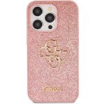 Pouzdro Guess PU 4G Metal Logo iPhone 15 Pro růžové – Zboží Živě