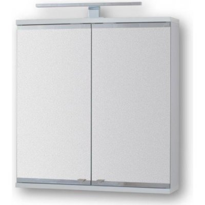 HOPA Vrchní zrcadlová skříňka ARLES s LED osvětlením, rozměry skříněk 50 × 64 ×15 cm OLNARL50 – Zboží Dáma
