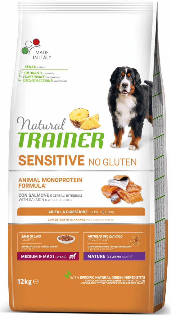 Trainer Natural Sensitive No gluten Puppy&Jun M/M kachna 12 kg