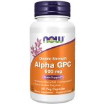 NOW Foods Alpha GPC 600 mg 60 rostlinných kapslí – Hledejceny.cz