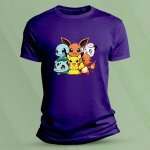 Sandratex dětské bavlněné tričko Kreslení Pokémoni Purpurová – Hledejceny.cz