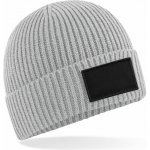 Beechfield Zimní čepice s nášivkou B442R Light Grey – Hledejceny.cz