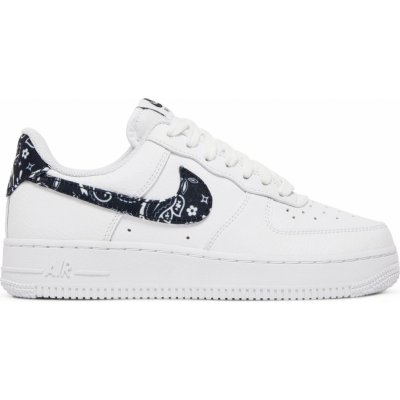 Nike Air Force 1 Low '07 Essential White Black Paisley DH4406-101 – Zboží Mobilmania