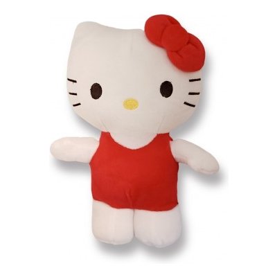 kočička červená Hello Kitty 24 cm – Zbozi.Blesk.cz