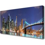 Obraz na plátně Most Město Architektura 100x50 cm – Sleviste.cz