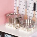 Aga4Kids Dětská dřevěná kuchyňka MR6160 Růžová – Sleviste.cz
