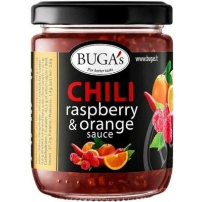 Buga´s Chilli omáčka s malinou a pomerančem 170 g – Hledejceny.cz