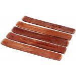 Mani Bhadra Stojánek na vonné tyčinky Ski Dřevo mahagon 26 cm – Zboží Mobilmania