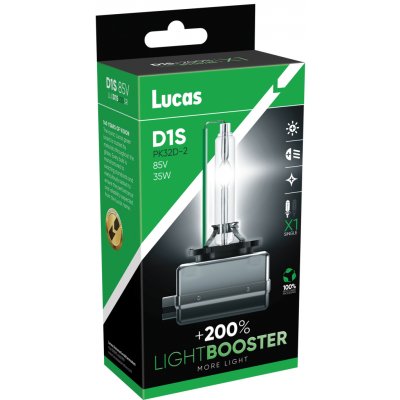xenon. výbojka 85V 35W D1S +200% PK32d-2 Lucas – Zbozi.Blesk.cz