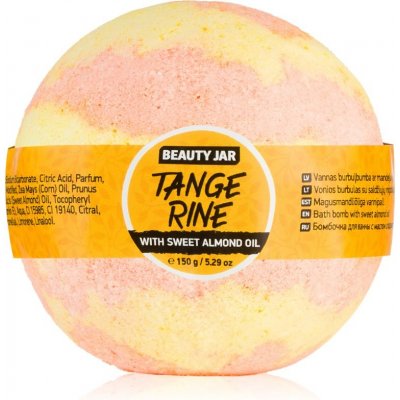 Beauty Jar Tangerine koupelová bomba s mandlovým olejem 150 g – Zbozi.Blesk.cz