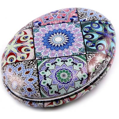 Prima obchod Kosmetické zrcátko mandala 3 fialová lila modrá – Sleviste.cz