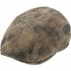 Čepice Fiebig Headwear since 1903 kožená bekovka s podšívkou hnědá