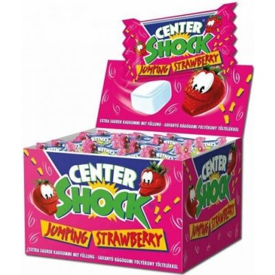 Perfetti Center Shock žvýkačky jahoda 100 x 4 g – Zboží Dáma