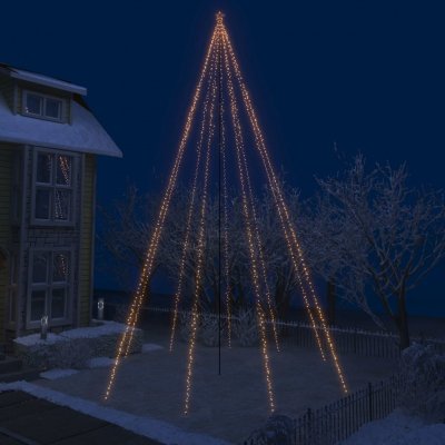 zahrada-XL LED vánoční světelný vodopád strom dovnitř i ven 1 300 LED 8 m