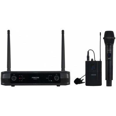 Fonestar SONAIR-2MP - Sada ručního a klopového mikrofonu s pevnou frekvencí v UHF pásmu – Zboží Živě