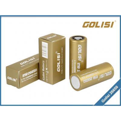 Golisi Baterie IMR 26650 4300mAh 35A od 299 Kč - Heureka.cz