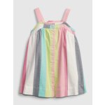 Baby šaty stripe button dress Barevná – Zboží Mobilmania