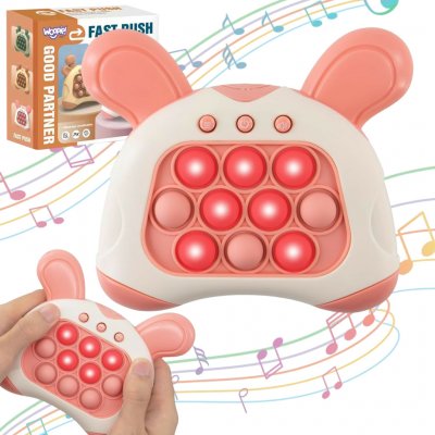 Woopie POP IT Elektrické antistresové králičí uši Game – Zboží Mobilmania