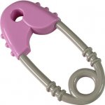 Rappa Chrastítko špendlík-růžovo-šedý – Sleviste.cz