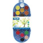 Milan Barvy vodové 22 barev 30mm – Zboží Dáma