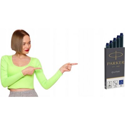 Parker Inkoustové bombičky modré 1502/0150384 5 ks – Zboží Živě