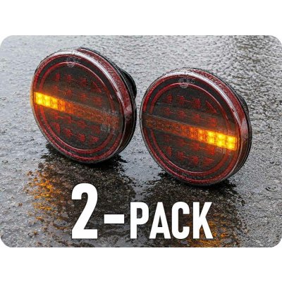 KAMAR Kombinované zadní LED světlo s dynamickou směrovkou 12/24V, 3 funkce, 2-PACK! [L1909] – Hledejceny.cz