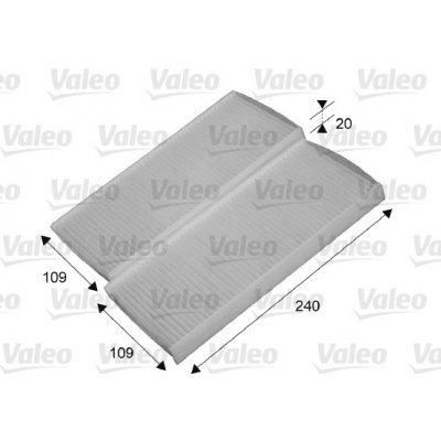 Filtr, vzduch v interiéru Valeo 715649 – Hledejceny.cz
