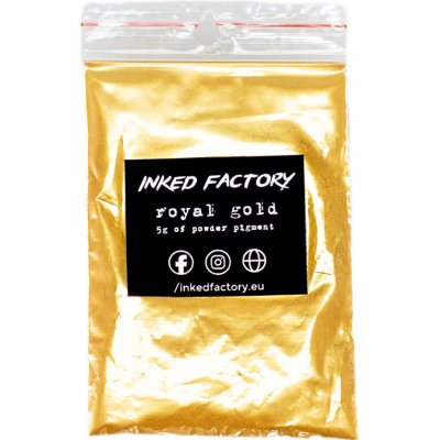 Inked Factory pigment royal gold 5 g – Zboží Mobilmania