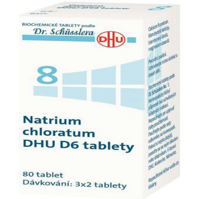 NATRIUM CHLORATUM DHU POR D6 TBL NOB 80