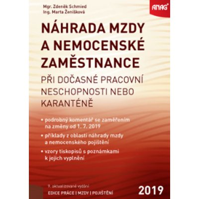 Náhrada mzdy a nemocenské zaměstnance 2019 - SCHMIED Zdeněk Mgr., ŽENÍŠKOVÁ Marta Ing. – Zboží Mobilmania