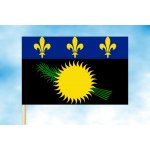 LIBEA, s.r.o. Vlajka Guadeloupe Rozměr: 150×225 cm, Uchycení: Návlek na žerď – Hledejceny.cz