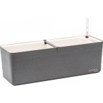 PLASTIA Berberis Samozavlažovací truhlík plast antracit slonová kost 60 x 20 x 20 cm 1909746029 – Hledejceny.cz