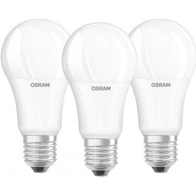 Osram 4058075819559 LED Energetická třída EEK2021 F A - G E27 klasická žárovka 13 W = 100 W neutrální bílá Ø x d 60 mm x 118 mm 3 ks – Hledejceny.cz