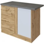 Held Möbel Sorrento 110 x 60 x 86 cm dub světlý matný dub světlý matný – Zbozi.Blesk.cz