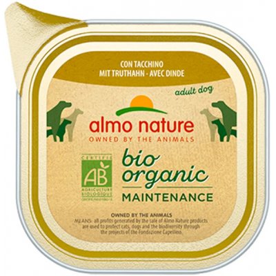Almo Nature Bio Paté Adult Dog krůtí 100g – Zboží Mobilmania