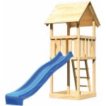 KARIBU domek LOTTI 89341 + modrá skluzavka – Zboží Dáma