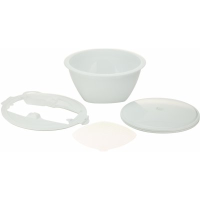 Börner Multimaker - plně barevný: Mísa a poklice s těsnícím ventilem, odkapkávačem a Multiplatem Barva: Bílá – Zboží Mobilmania