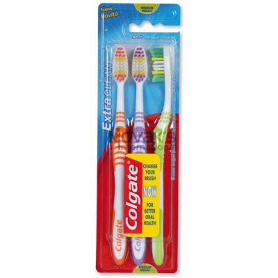 Colgate Extra Clean střední 3 ks