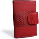 Nivasaža Dámská kožená peněženka N205-MLN-R červená