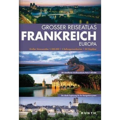 Francie-velký auto atlas 1:300 000 – Hledejceny.cz