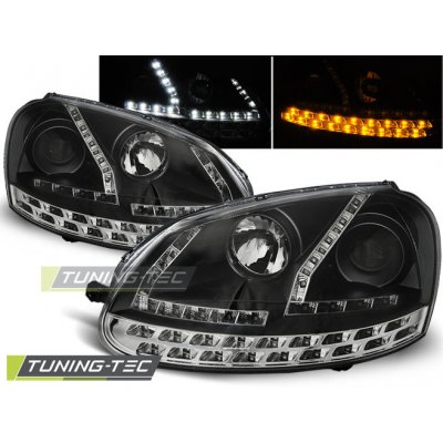 Tuning-Tec Přední čirá LED světla Volkswagen Golf V (2003 - 2009) - černé – Hledejceny.cz