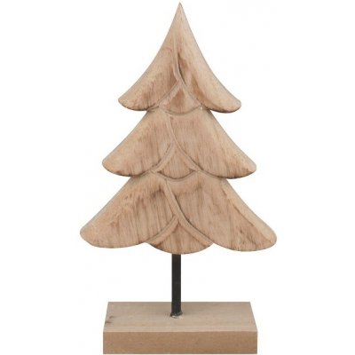 Anděl Přerov Dřevěný stromek na postavení přírodní 12 x 20 cm – Hledejceny.cz