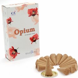 Stamford Premium vonné kužely Opium 15 ks