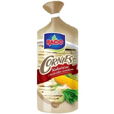 Racio Cornies Kukuřičné chlebíčky s medvědím česnekem 115 g – Sleviste.cz