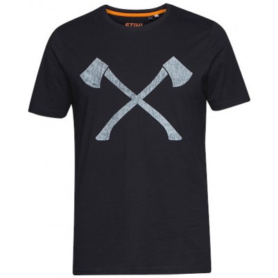 STIHL tričko AXE WOOD černé – Zboží Mobilmania